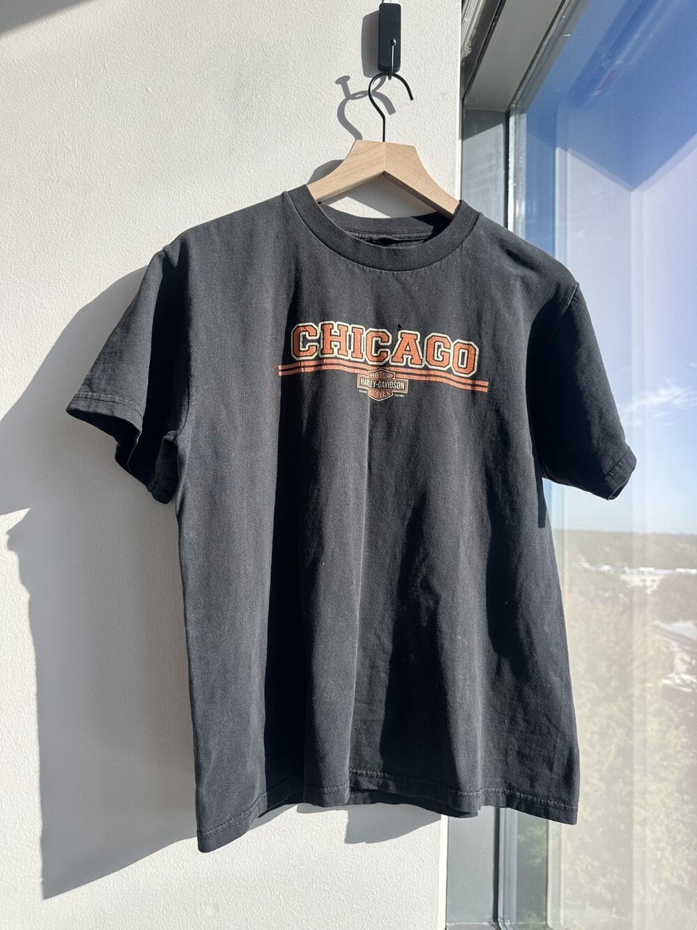 Harley Davidson Chicago Graphic T-Shirt Sz S/M